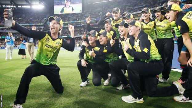 Australia team taking a selfie