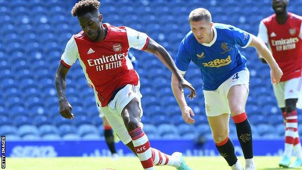 TAVARES SCORES ON HIS DEBUT, Rangers vs Arsenal (2-2), Pre-season  friendly