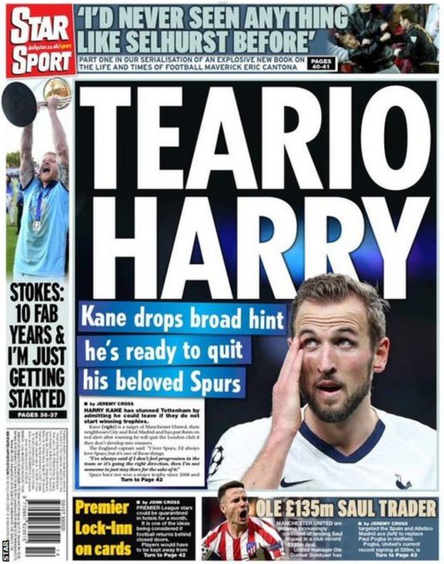 Daily Star back page on Monday, 30 March