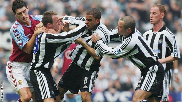 Lee Bowyer and Kieron Dyer