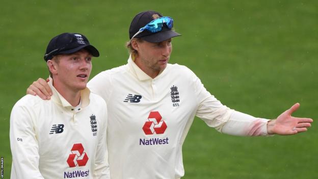 England's Dom Bess and Joe Root