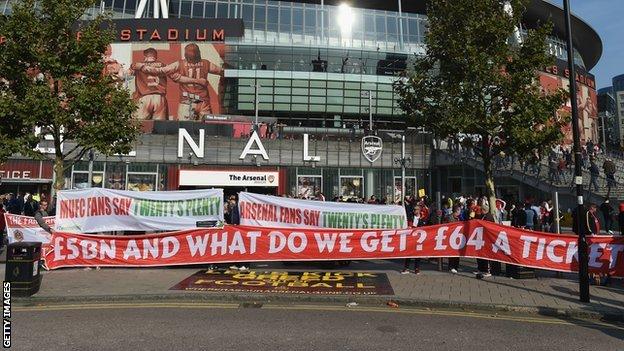 Bayern Munich fans protest at Champions League ticket prices