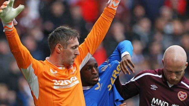 Allan McGregor, Glen Kamara & Liam Boyce