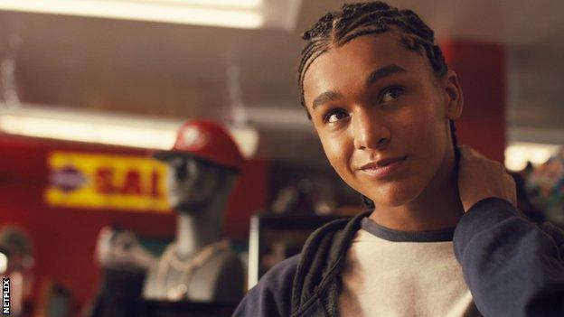 Jaden Michael stars as Colin Kaepernick in new Netflix series Colin in black and white