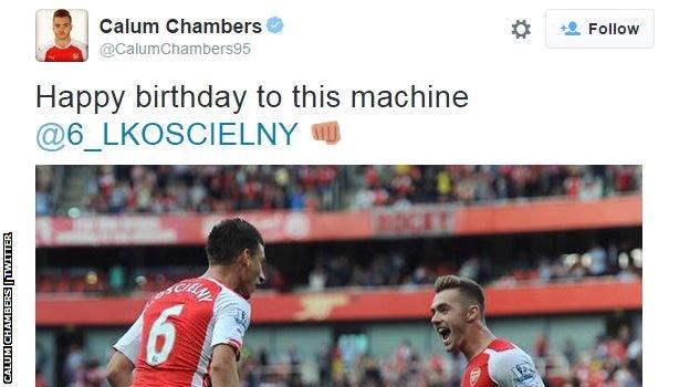 Calum Chambers | Twitter