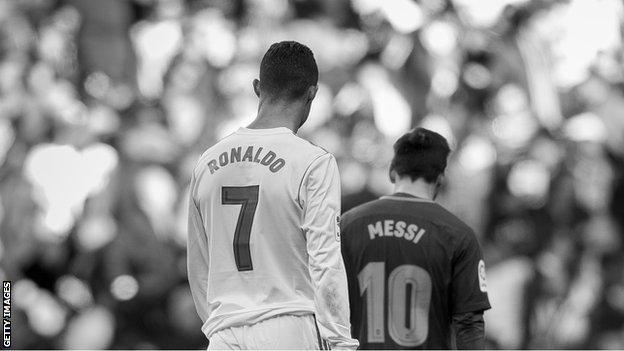 Lionel Messi and Cristiano Ronaldo take part in photoshoot together