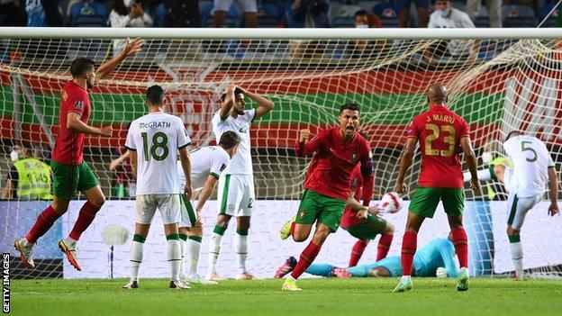 Cristiano Ronaldo breaks men's international scoring record with 110th and  111th goals - BBC Sport