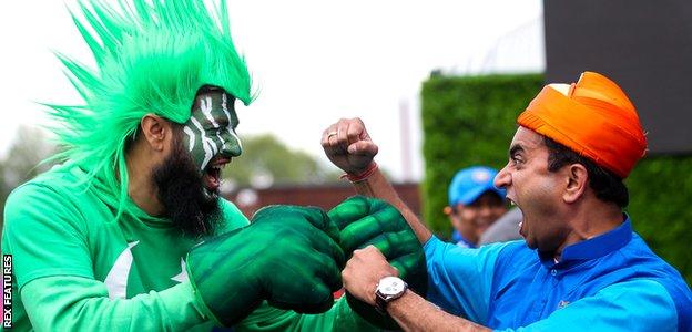 India vs Pakistan: Cricket World Cup pictures from Manchester - BBC Sport