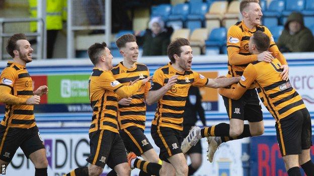 Alloa battled back from 4-2 down to earn a point
