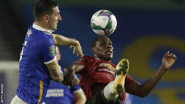 Odion Ighalo in action against Brighton