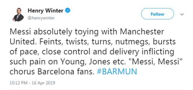 Henry Winter tweet