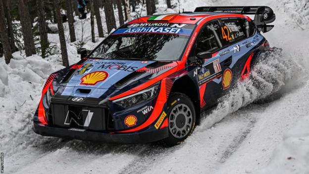 World Rally Championship: Craig Breen second in Sweden as Ott Tanak  triumphs - BBC Sport