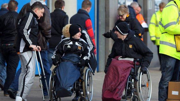 Premier League Continues To Fail Disabled Fans Suggests Survey Bbc Sport