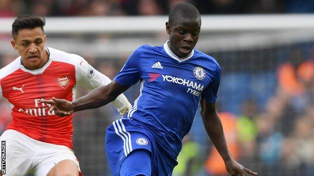 Chelsea midfielder N'Golo Kante