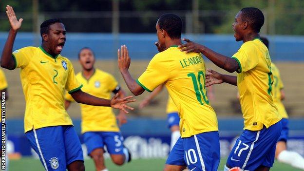 Brazil's U-17s players