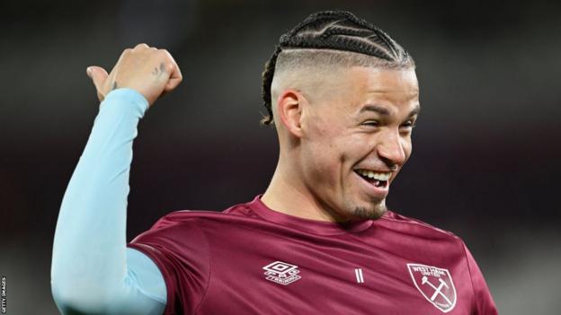 West Ham's on-loan Manchester City midfielder Kalvin Phillips