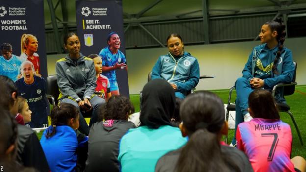 Fern Whelan, Ebony Salmon and Maz Pacheco