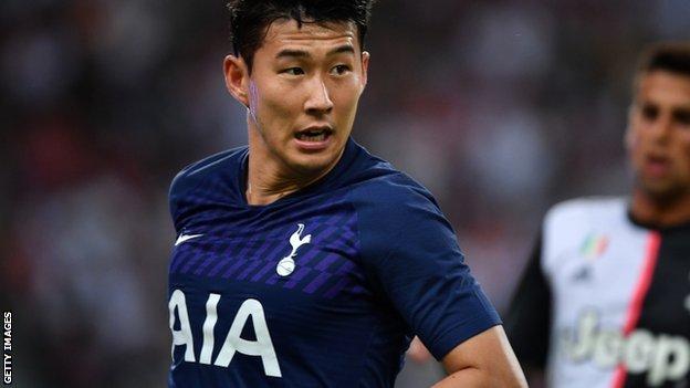 Son Heung-Min and fellow Tottenham team-mates are on tour in the far east
