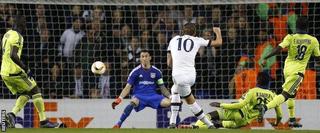 RSC Anderlecht 2-1 Tottenham Hotspur - BBC Sport