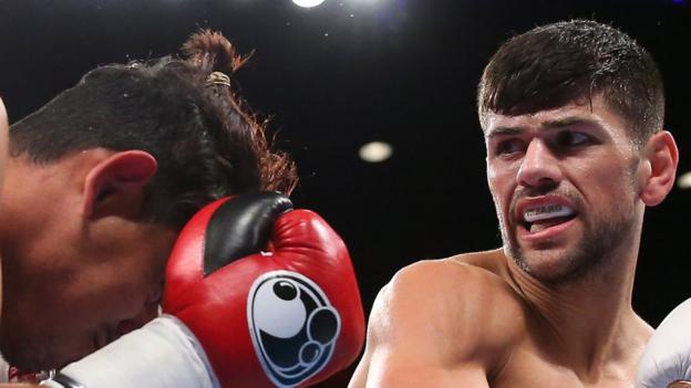 Welsh Boxer Joe Cordina Wins Third Professional Bout In Sheffield Bbc