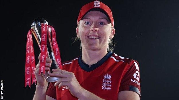 England women's captain Heather Knight