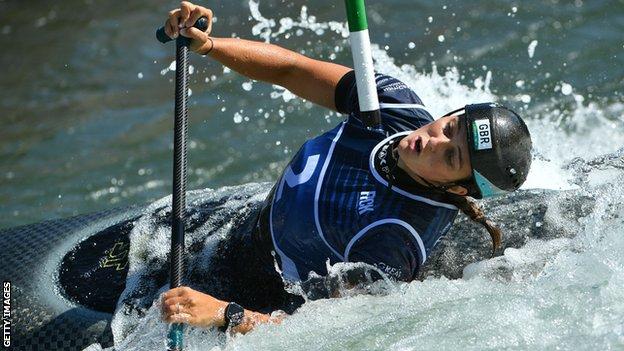 Great Britain's most successful female canoeist Mallory Franklin says she is still hungry for success