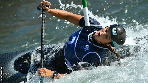 La canoéiste la plus titrée de Grande-Bretagne, Mallory Franklin, dit qu'elle a toujours soif de succès