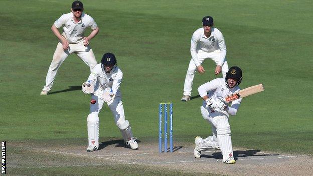 Tom Haines batting for Sussex