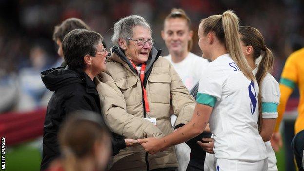Lionesses past and present met at Wembley