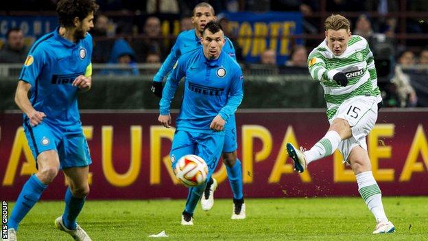 Celtic played Inter Milan in the 2014-15 Europa League