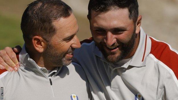 Sergio Garcia and Jon Rahm