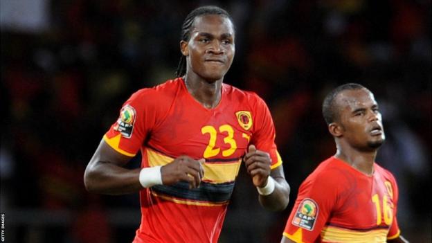 Angola forward Manucho during the 2010 Africa Cup of Nations
