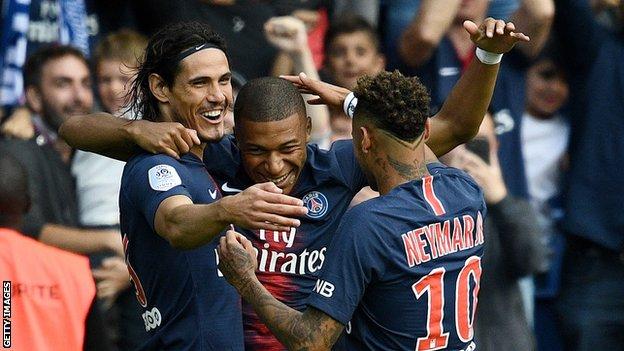 Paris Saint Germain 3 1 Angers Bbc Sport