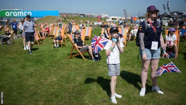 Fans at Silverstone