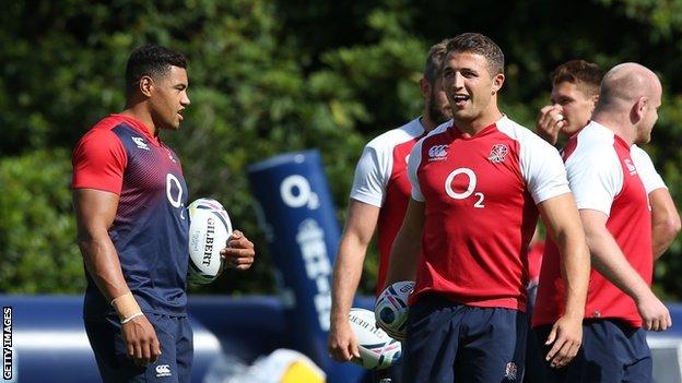 Luther Burrell and Sam Burgess