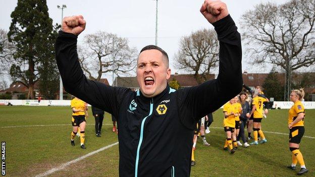 Wolves Women manager Dan McNamara