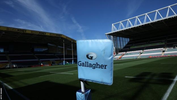 A general view before the Gallagher Premiership Rugby match between Leicester Tigers and Newcastle Falcons