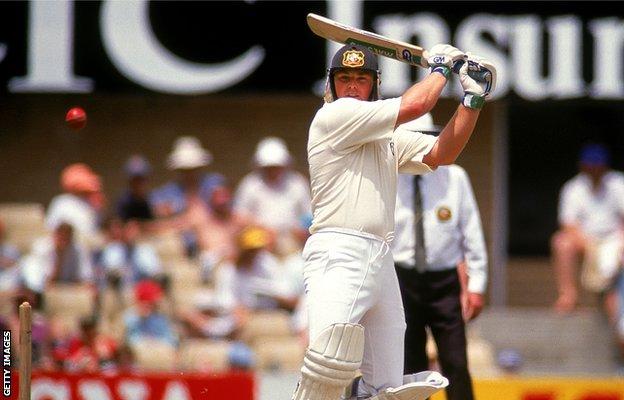 Shane Warne of Australia in action during his test debut during the 3rd test match between Australia and India played at the Sydney Cricket Ground January 4, 1992
