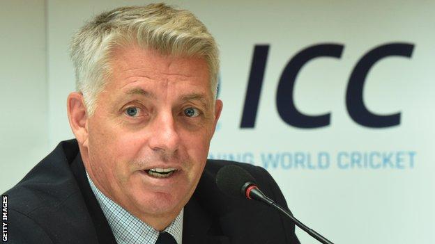 International Cricket Council chief executive David Richardson