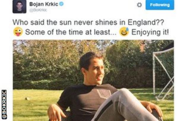 Stoke playmaker Bojan Krkic