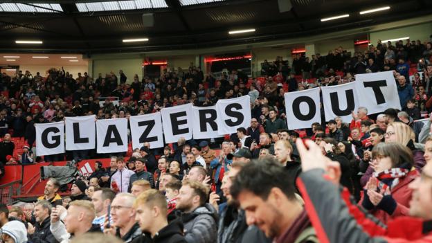 Manchester United fans have been protesting against the Glazer family ownership for years