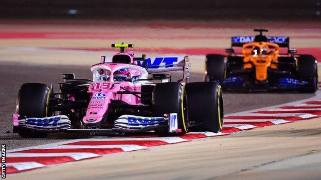 Lance Stroll and Carlos Sainz