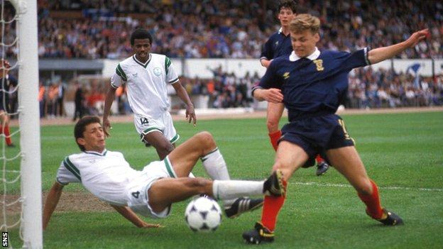 Paul Dickov, who went on to be a full international, scored in the final against Saudi Arabia