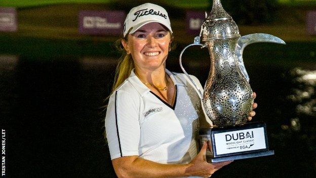 Pronde la confirma el primer título femenino del Tour Europeo con la victoria del Dubai Moonlight Classic