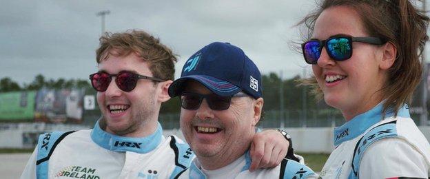 James Roe Jr, John Campion and Nicole Drought