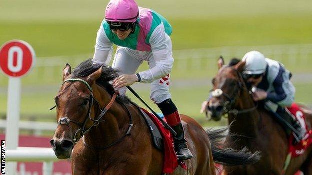 Westover wins the Irish Derby at the Curragh