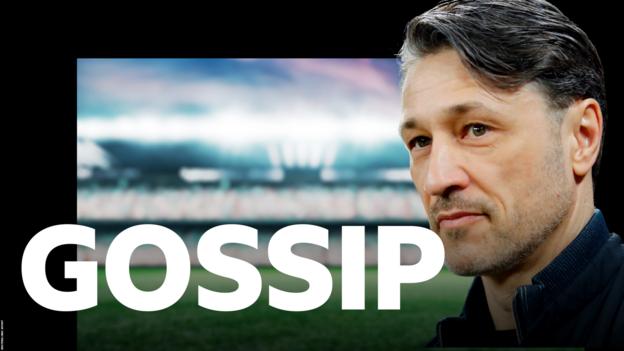 Niko Kovac and the BBC Sport Gossip logo