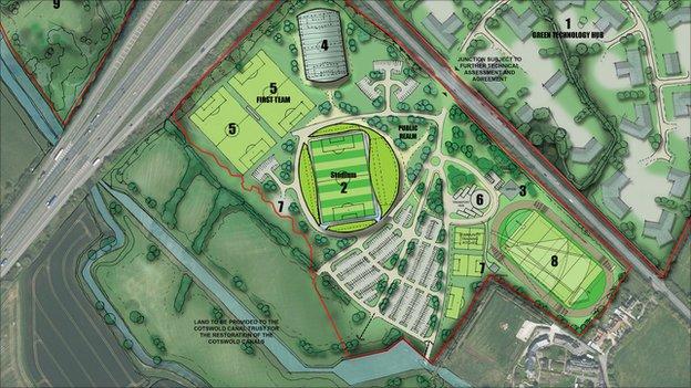 Forest Green Rovers plan new £100m stadium development ... - 624 x 351 jpeg 63kB