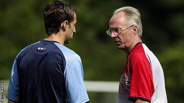 Gareth Southgate and Sven-Goran Eriksson