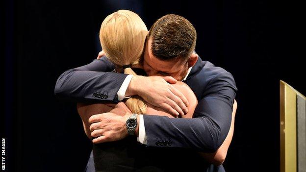 Michael Bisping and his wife Rebecca